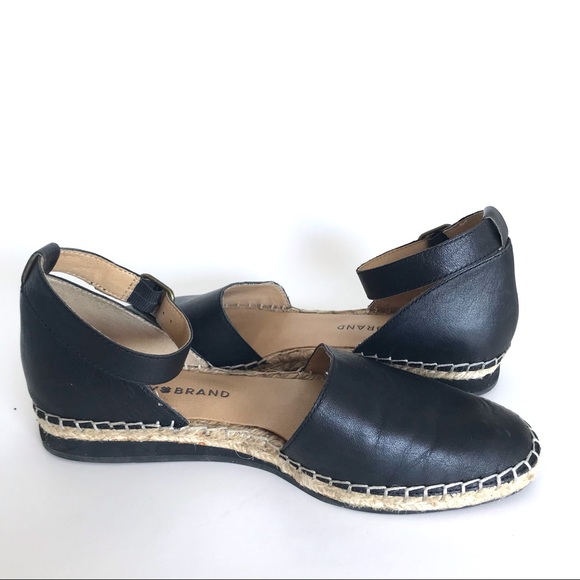 🖤 Lucky Black Leather Reniya Espadrilles 🖤 - Picture 7 of 10